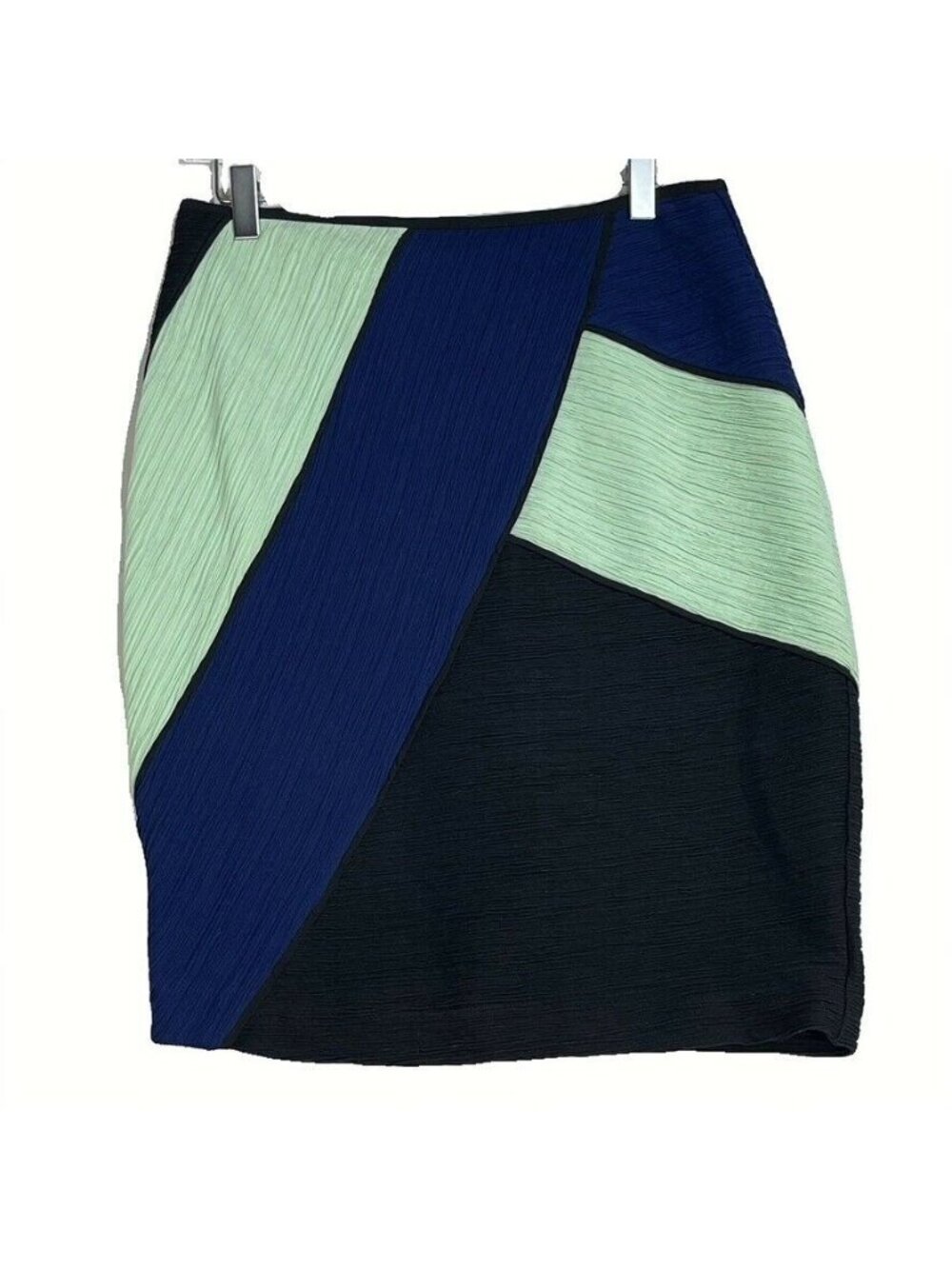 Anthropologie MAEVE Sz 6 Color Blocked Nylon Skirt
